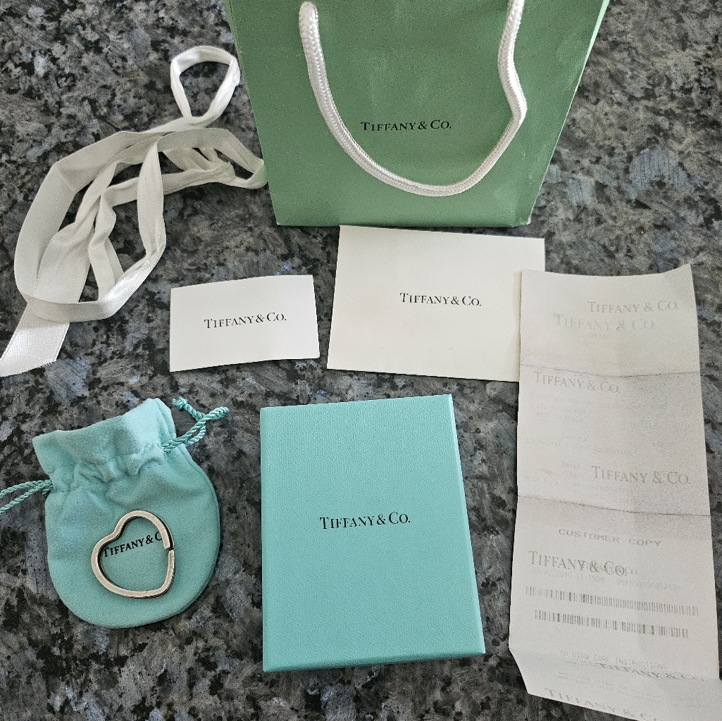 Tiffany & Co. Heart Keyring